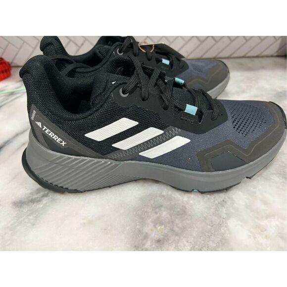 Adidas Wmns Terrex Soulstride Trail 'Black Mint Ton' Size 9 - Picture 1 of 9
